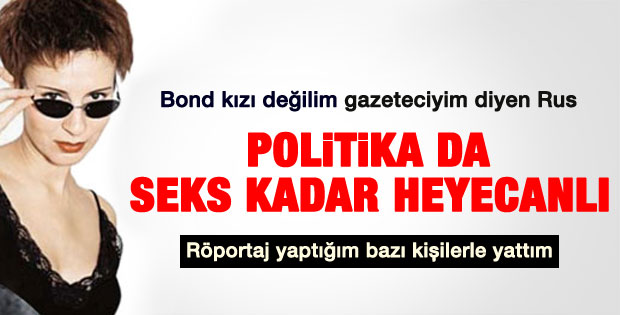 Darya Aslamova: Politika seks kadar heyecan verici