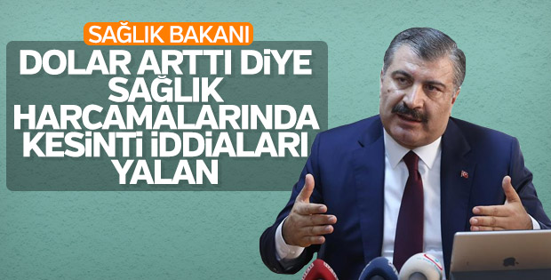 Sağlık Bakanı'ndan kur artışı iddialarına yanıt