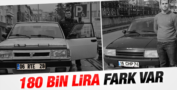 RTE plakalı Şahin 200 bin liraya satışa çıktı