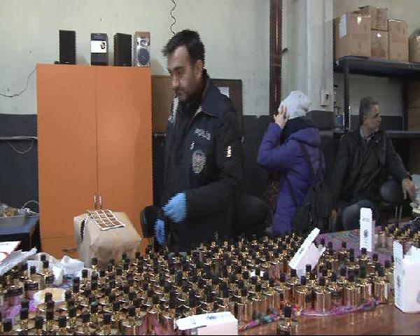 Başakşehir'de sahte parfüm fabrikasına baskın