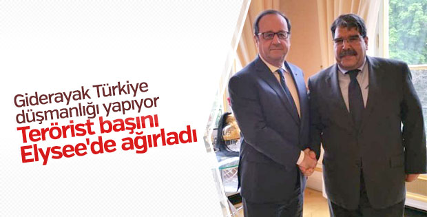 Teröristbaşı Salih Müslim Elysee Sarayı'nda