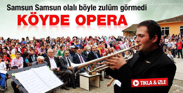 Samsun'da 78'lik dede opera konseri yönetti - izle