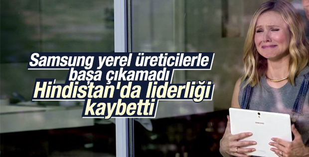 Samsung Hindistan pazarında liderliği kaybetti