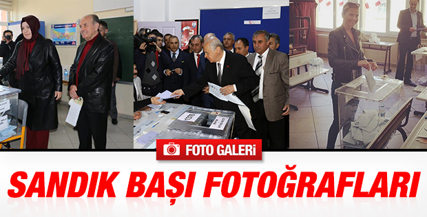 Yerel seçimlerde sandık başından görüntüler