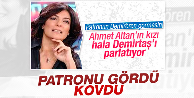 Vatan gazetesi Sanem Altan'ı kovdu