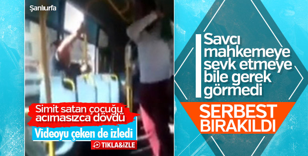 Şanlıurfa'da çocuğu kemerle döven kişi serbest bırakıldı
