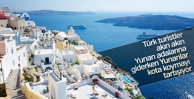 Yunan adaları turist kotası istiyor
