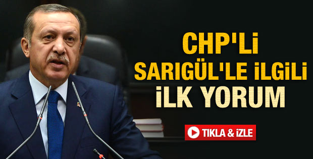 Başbakan'dan CHP'ye Sarıgül eleştirisi - izle