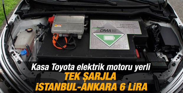 Hızlı şarj ünitesiyle İstanbul Ankara arası 6 lira