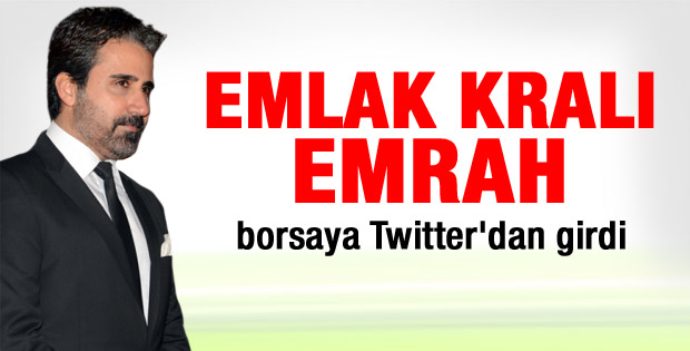 Şarkıcı Emrah Erdoğan Twitter'a ortak oldu