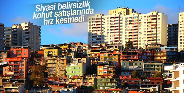 Siyasi belirsizlik konut satışlarında hız kesmedi