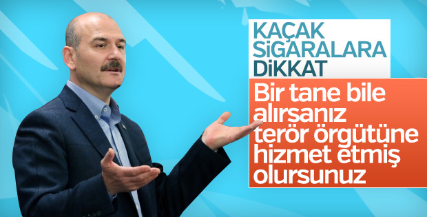Bakan Soylu'dan kaçak sigara uyarısı