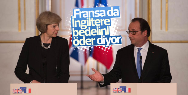 Fransa'dan İngiltere'ye Brexit çıkışı
