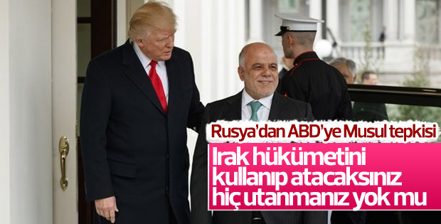 Rusya'dan ABD'ye Irak tepkisi