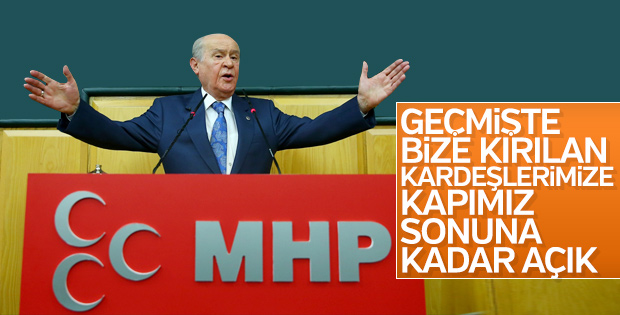 Devlet Bahçeli'den İyi Partili vekillere çağrı