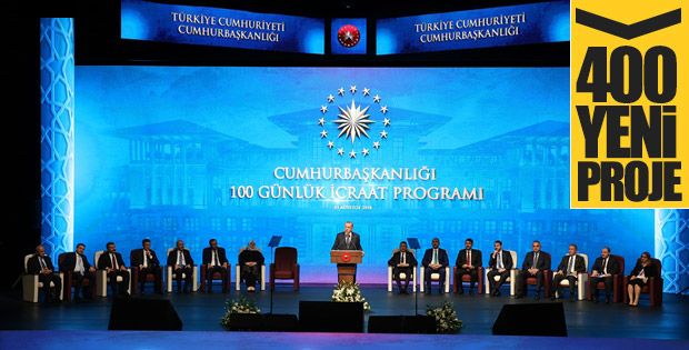 Başkan Erdoğan'ın 100 günlük eylem programı