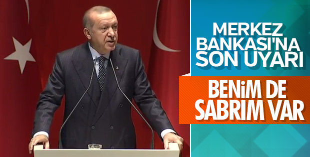 Başkan Erdoğan'dan Merkez Bankası'na tepki
