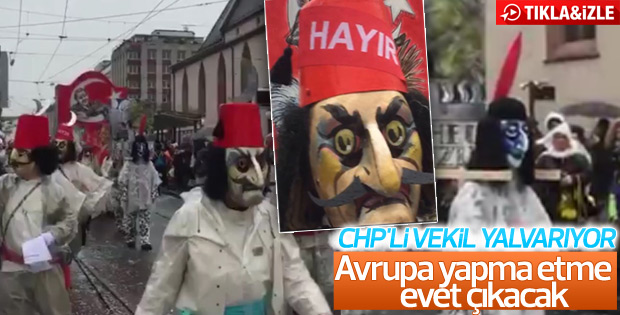 İsviçre'de Türkiye karşıtı çirkin gösteri