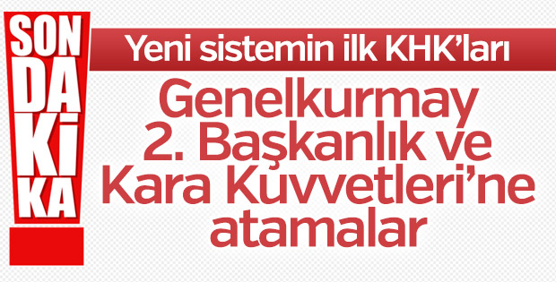 Yeni sistemin 3 KHK'sı