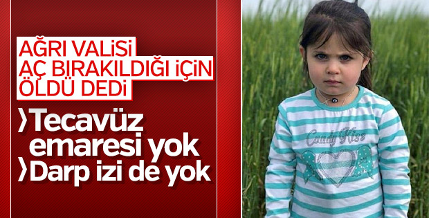 Ağrı Valisi: Leyla'nın vücudunda istismara dair bulgu yok