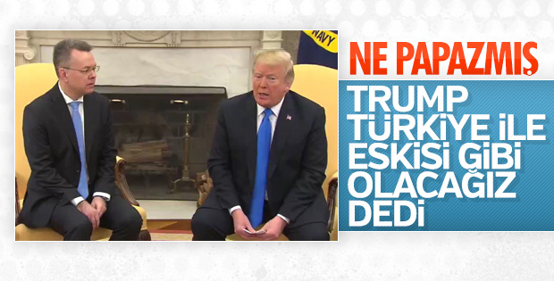 Rahip Brunson Beyaz Saray'da