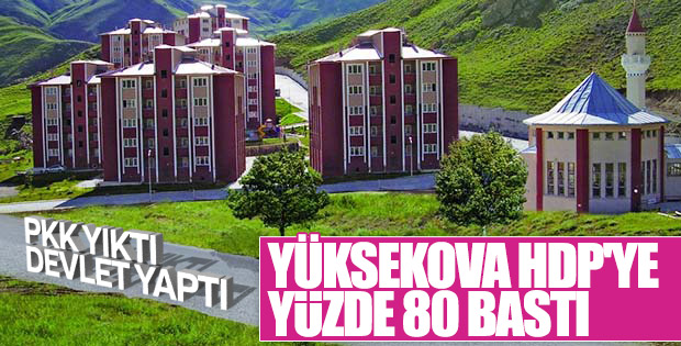Yüksekova HDP'yi tercih etti