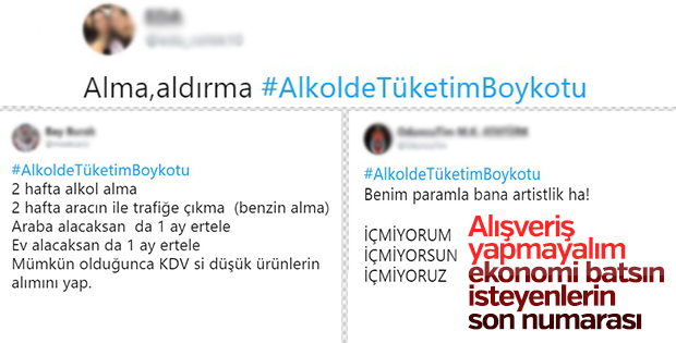 Sosyal medyada alkole boykot kampanyası