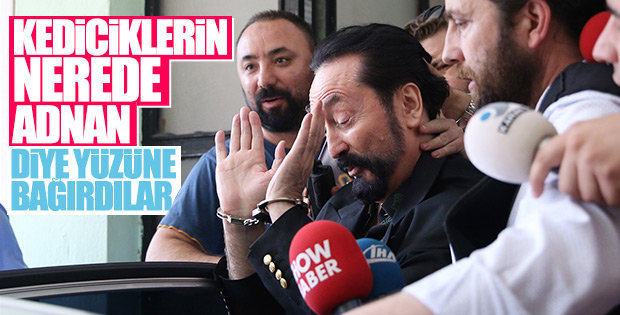 Adnan Oktar’a vatandaşlardan tepki: Kediciklerin nerede