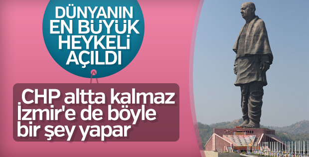 Dünyanın en büyük heykelinin açılışı yapıldı