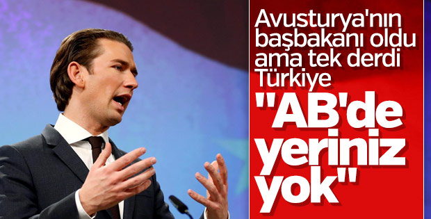 Sebastian Kurz yine Türkiye'yi hedef aldı