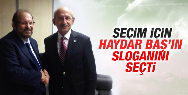 CHP'nin seçim teması belli oldu
