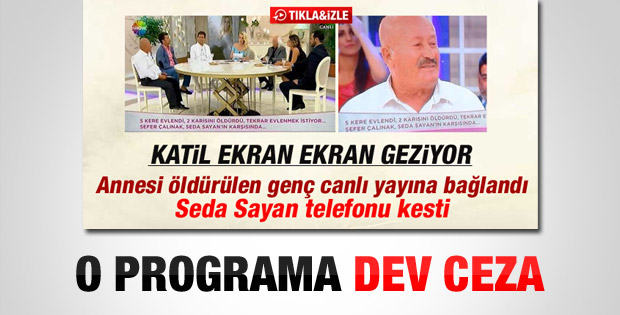 RTÜK'ten Seda Sayan'a para cezası