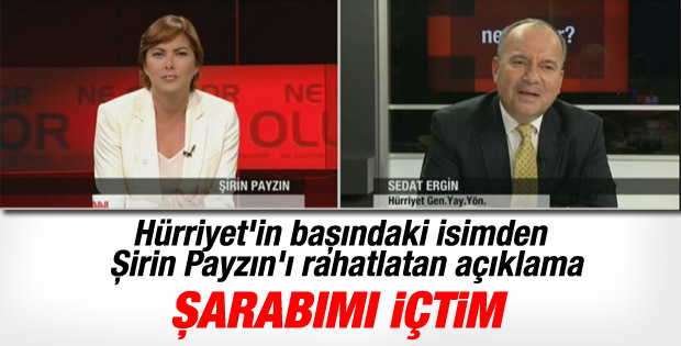 Sedat Ergin resepsiyon izlenimlerini anlattı