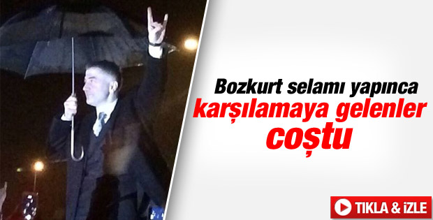 Sedat Peker'e cezaevi çıkışında coşkulu karşılama İZLE