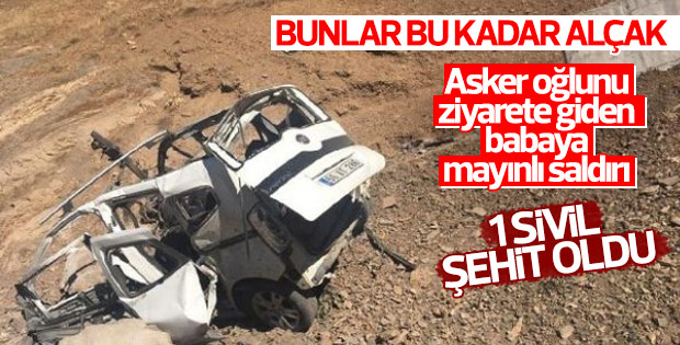 Asker oğlunu görmeye giden babaya PKK tuzağı