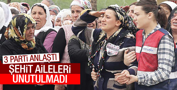Şehit anne ve babalarına iş imkanı sağlanacak