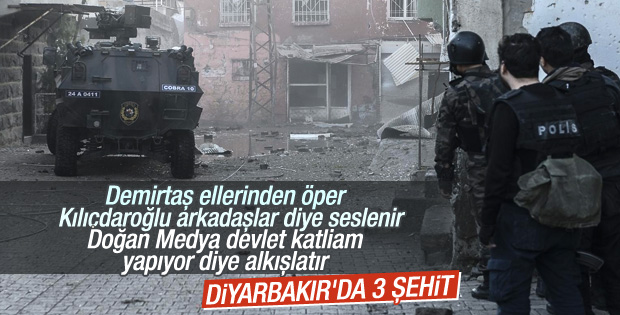 Diyarbakır'da PKK saldırısı: 3 şehit