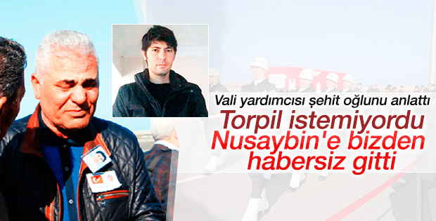 Bartın Vali Yardımcısı şehit oğlunu anlattı