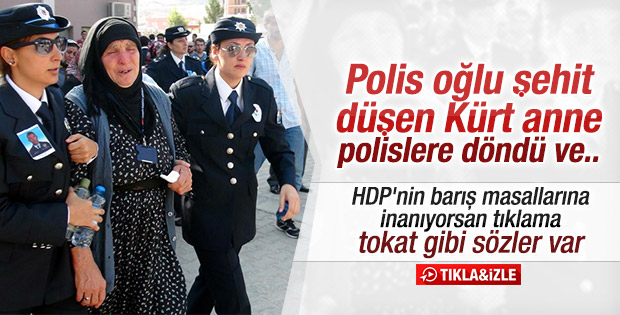 Şehit polise Mardin'de Kürtçe ağıt