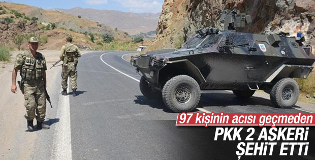 Erzurum'da çatışma: 2 şehit