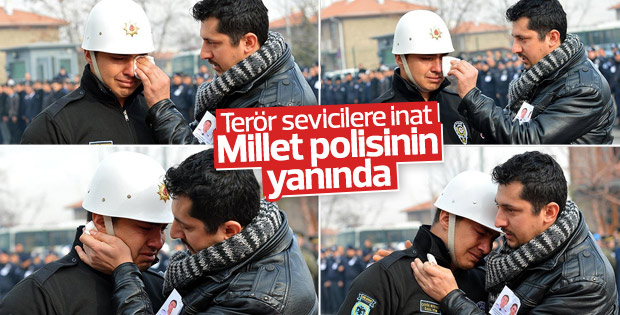 Şehit polisler son yolculuğuna uğurlanıyor