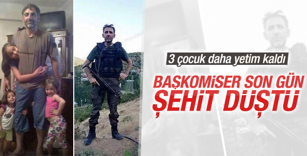 Başkomiser Ahmet Çamur görevinin son günü şehit oldu