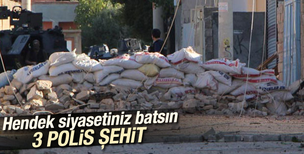 Diyarbakır'da 1, Cizre'de 2 polis şehit oldu