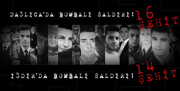 Dağlıcada 16 Asker Şehit Dağlıcada 16 Asker Şehit