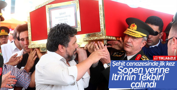 Şehit uzman çavuş Muhammed Meriç'e veda