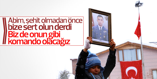 Fırat Kalkanı şehidi son yolculuğuna uğurlandı