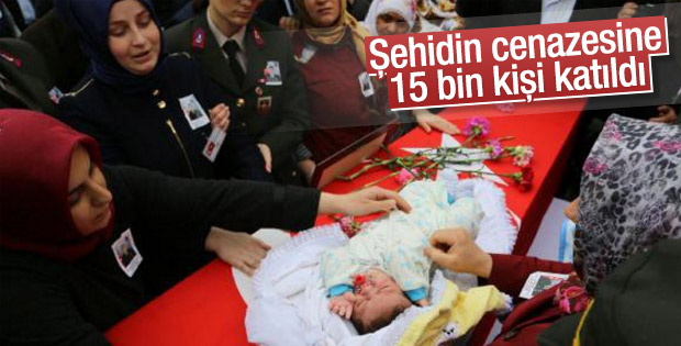 Ordu'da şehit cenazesine 15 bin kişi katıldı