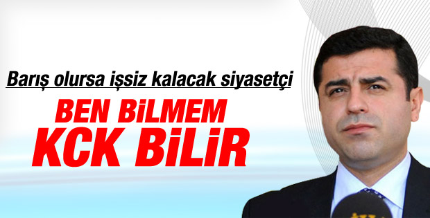 Demirtaş: Ateşkesin bitip bitmediğini KCK açıklar