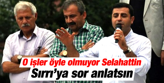 Demirtaş: Gönül ister ki ilk turda işi bitirelim