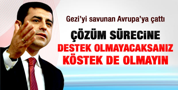 Demirtaş Dortmund'ta Avrupa´ya yüklendi
